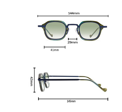 Gafas de Sol Estilo Vintage Asiático - Image 11