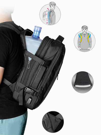 Mochila Ejecutiva Impermeable con Compartimiento para Laptop 17 Pulgadas - Image 12
