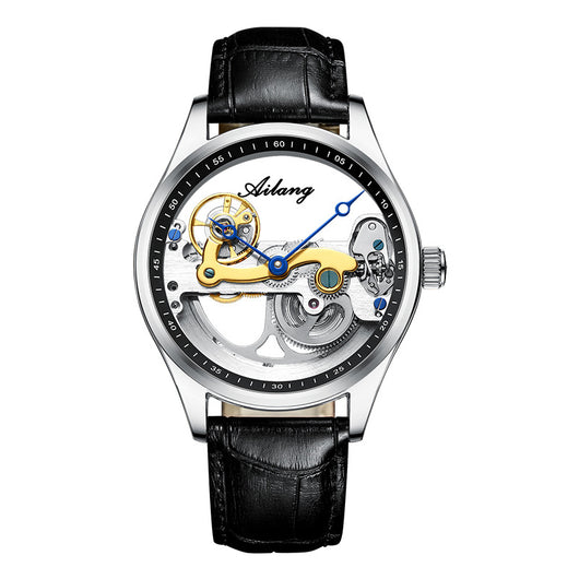 Reloj Mecánico Automático Hueco para Hombre con Banda de Silicona - Image 16
