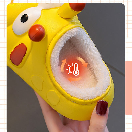 Pantuflas Infantiles de Algodón Impermeables y Cálidas - Image 19