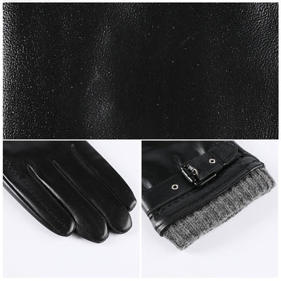 Guantes Térmicos de Gamuza para Conducir y Ciclismo con Tecnología Aislante - Image 11