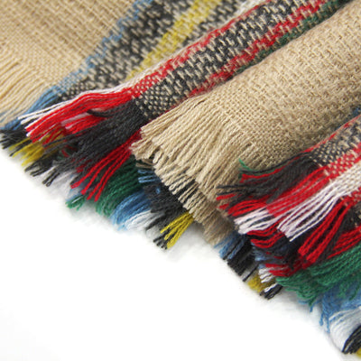 Pañuelo Cuadrado Reversible de Cachemira y Poliéster - Image 17