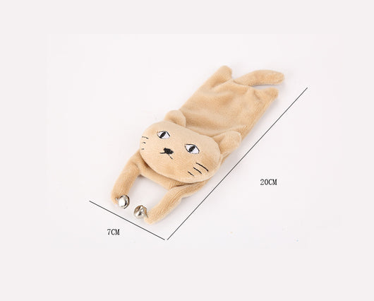 Peluche Suave Gato, Conejo, Panda Rojo y Menta con Cascabel - Image 11