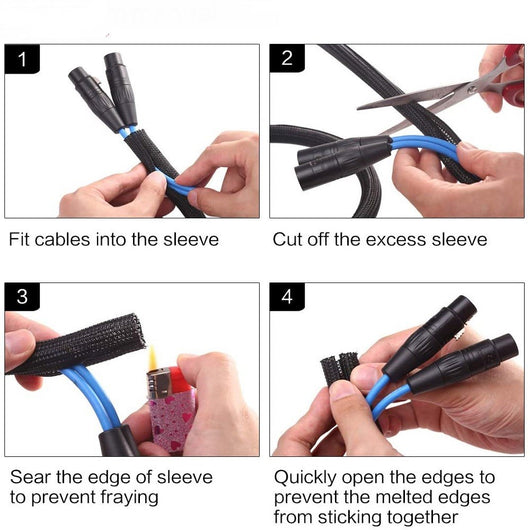 Funda Protectora de Malla Extensible para Cables Automotrices - Image 3