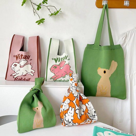 Bolso Tejido Conejo Luna - Bandolera Artesanal - Image 12