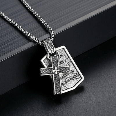 Collar Dije Cuadrado con Versículo Bíblico - Image 16