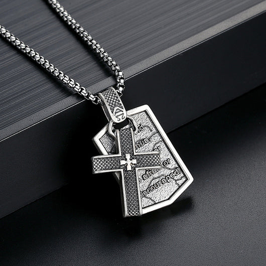 Collar Dije Cuadrado con Versículo Bíblico - Image 16