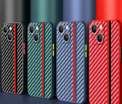 Funda Protectora de Fibra de Carbono Anti Caídas para Celular - Image 9