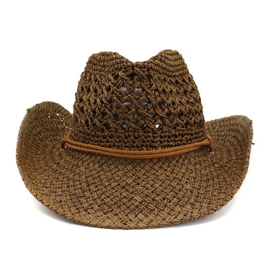 Sombrero Vaquero Tejido a Mano con Protección Solar - Image 4