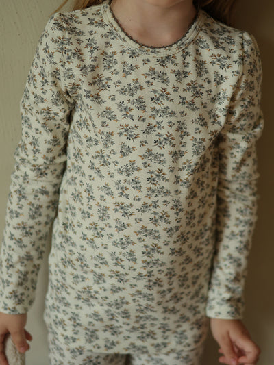 Conjunto de Pijama Infantil Floral 100% Algodón - Image 10