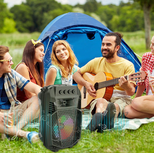 Parlante Bluetooth Portátil Outdoor con Micrófono y Subwoofer - Image 11