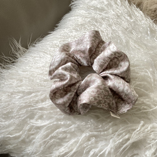 Anillo de Seda para Cabello con Estampado de Leopardo Vintage - Image 13