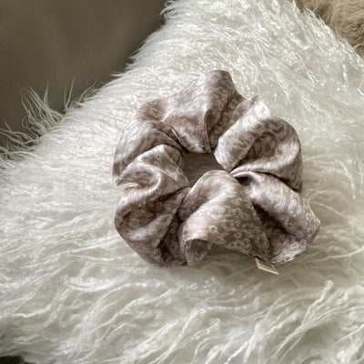 Anillo de Seda para Cabello con Estampado de Leopardo Vintage - Image 20