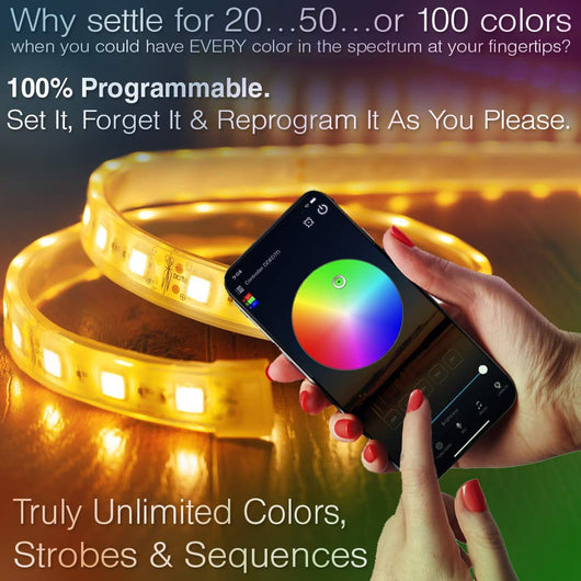 Barra de Luz LED RGB Inteligente 5050 Flexible con Bluetooth - Image 12