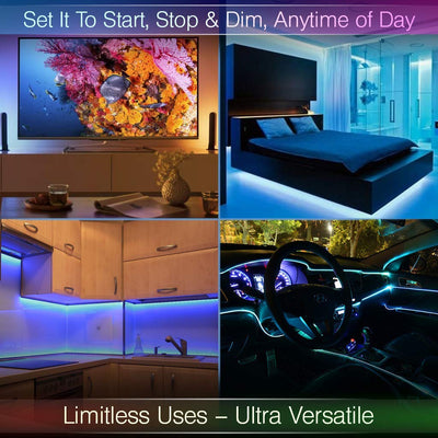 Barra de Luz LED RGB Inteligente 5050 Flexible con Bluetooth - Image 13