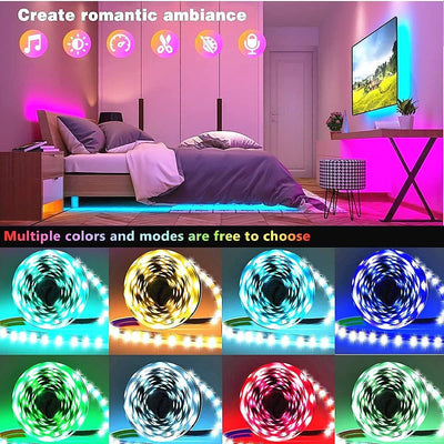 Barra de Luz LED RGB Inteligente 5050 Flexible con Bluetooth - Image 17