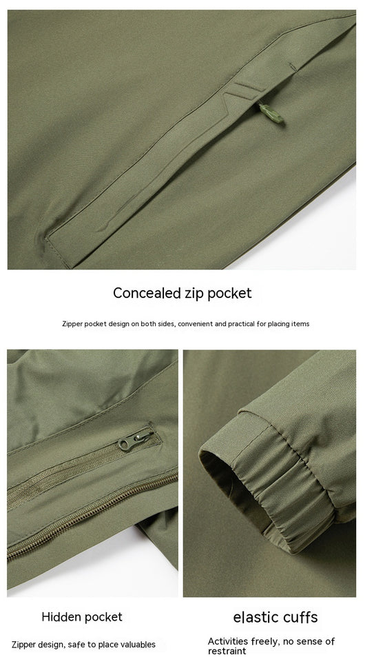 Chaqueta de Montaña Impermeable y Cortavientos Tallas Grandes - Image 11