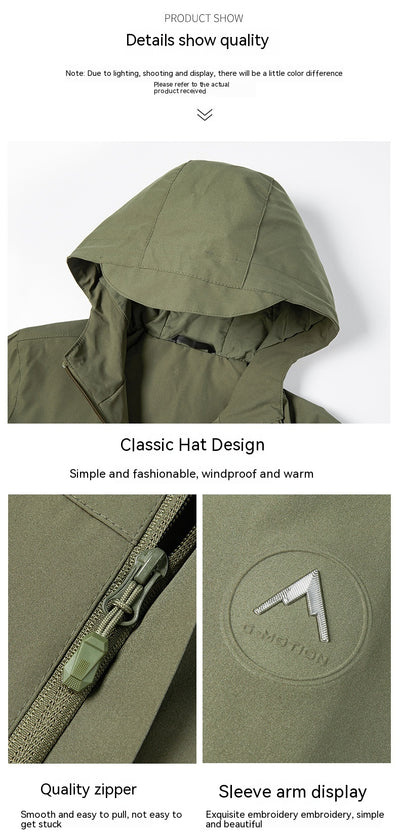 Chaqueta de Montaña Impermeable y Cortavientos Tallas Grandes - Image 12