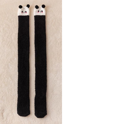 Calcetines Largos de Coral Fleece hasta la Rodilla - Talla Plus - Image 51