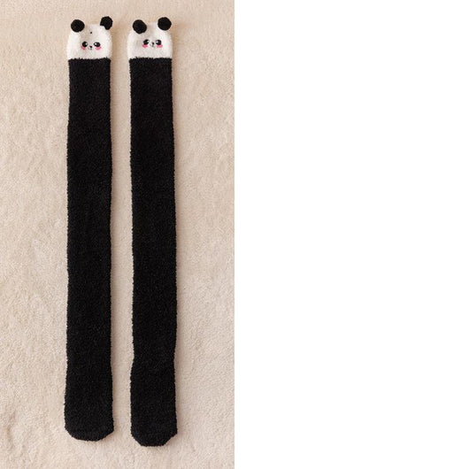 Calcetines Largos de Coral Fleece hasta la Rodilla - Talla Plus - Image 51