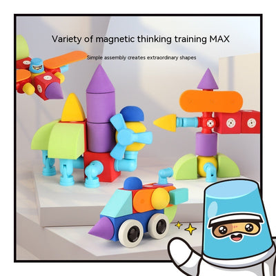 Bloques Magnéticos Gigantes para Niños - Juguete Educativo de Construcción - Image 10