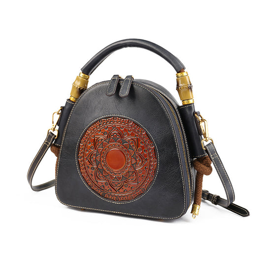 Bolso de Cuero Retro para Mujer - Estilo Vintage Clásico - Image 6