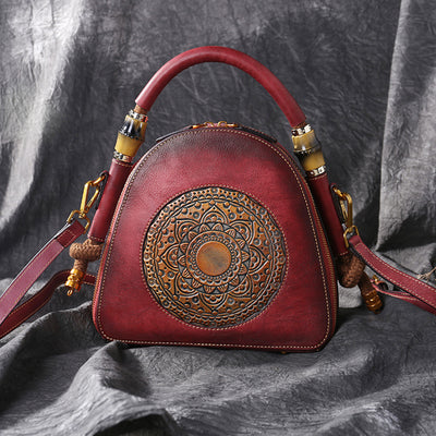 Bolso de Cuero Retro para Mujer - Estilo Vintage Clásico - Image 8