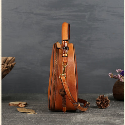 Bolso de Cuero Retro para Mujer - Estilo Vintage Clásico - Image 11