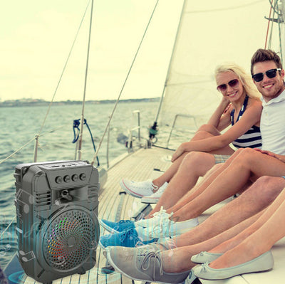 Parlante Bluetooth Portátil Outdoor con Micrófono y Subwoofer - Image 13