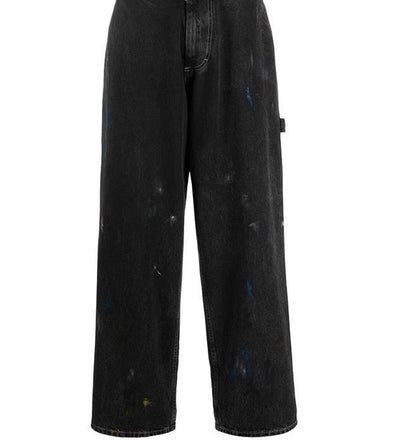 Pantalones Cargo Sueltos con Estampado Splash Ink para Hombre y Mujer - Image 11