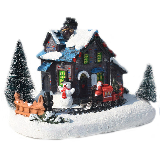 Casitas Navideñas Luminosas de Resina con Colores Vibrantes - Image 11