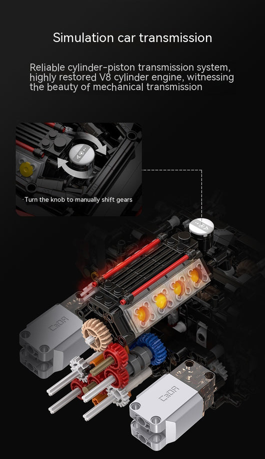 Auto de Carreras Construcción Modular con Control Remoto - Image 7