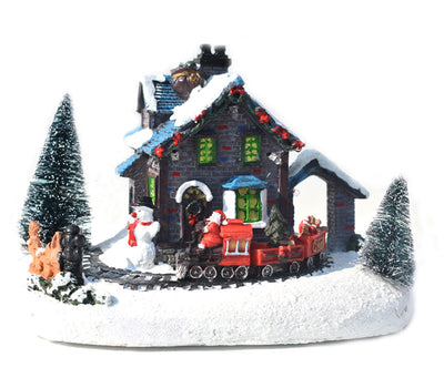 Casitas Navideñas Luminosas de Resina con Colores Vibrantes - Image 17