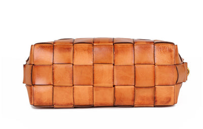 Bolso Artesanal Tejido a Mano con Cuero Curtido Vegetal - Image 12