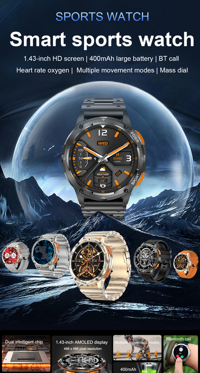 Reloj Inteligente AK59 Resistente al Agua para Hombre - Image 22