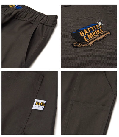 Pantalones de Trabajo Estilo Americano con Tirantes - Image 11
