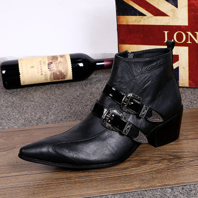 Botas de Cuero Genuino Estilo Británico para Hombre - Image 10