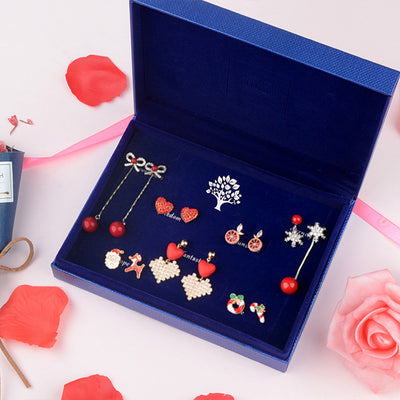 Aretes de Aguja de Plata Navideños - Image 6