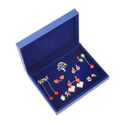 Aretes de Aguja de Plata Navideños - Image 8