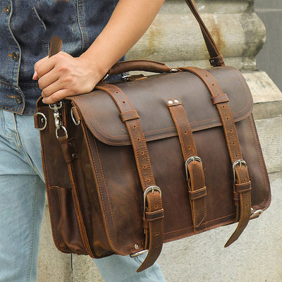 Bolso Tote Cuero Crazy Horse - Image 21