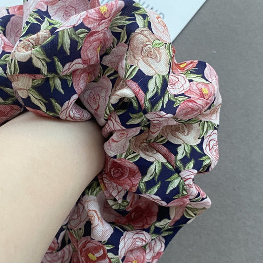 Diadema de Algodón Estampado Rosa Británico - Image 15