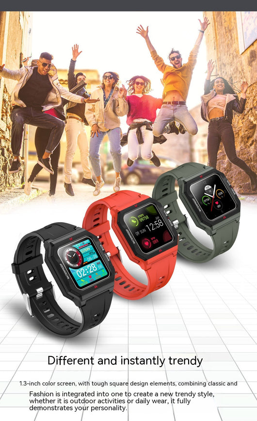 Reloj Inteligente Deportivo con Monitor Cardíaco, Presión Arterial y Sueño IP68 - Image 7