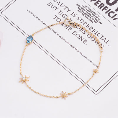 Pulsera Topacio Azul Cielo Estrellado para Mujer - Image 7