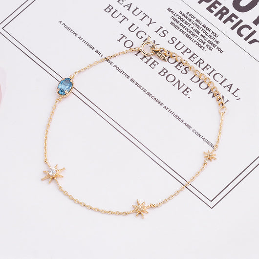 Pulsera Topacio Azul Cielo Estrellado para Mujer - Image 7