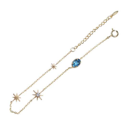 Pulsera Topacio Azul Cielo Estrellado para Mujer - Image 9