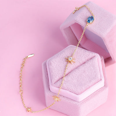 Pulsera Topacio Azul Cielo Estrellado para Mujer - Image 10
