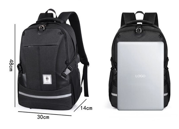 Mochila Deportiva Multifuncional con Puerto USB para Estudiantes y Viajeros