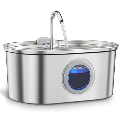 Dispensador de Agua para Mascotas en Acero Inoxidable - Image 10