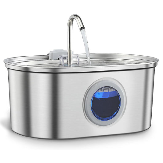 Dispensador de Agua para Mascotas en Acero Inoxidable - Image 10