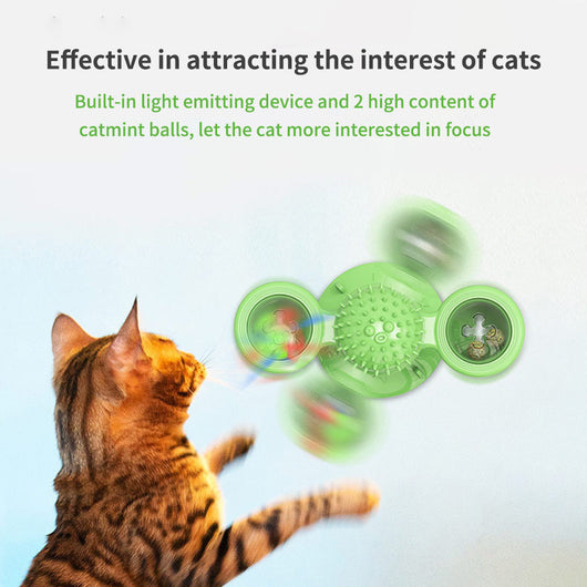 Juguete Interactivo Giratorio para Gatos - Rascador Multiusos con Limpiador Dental - Image 77